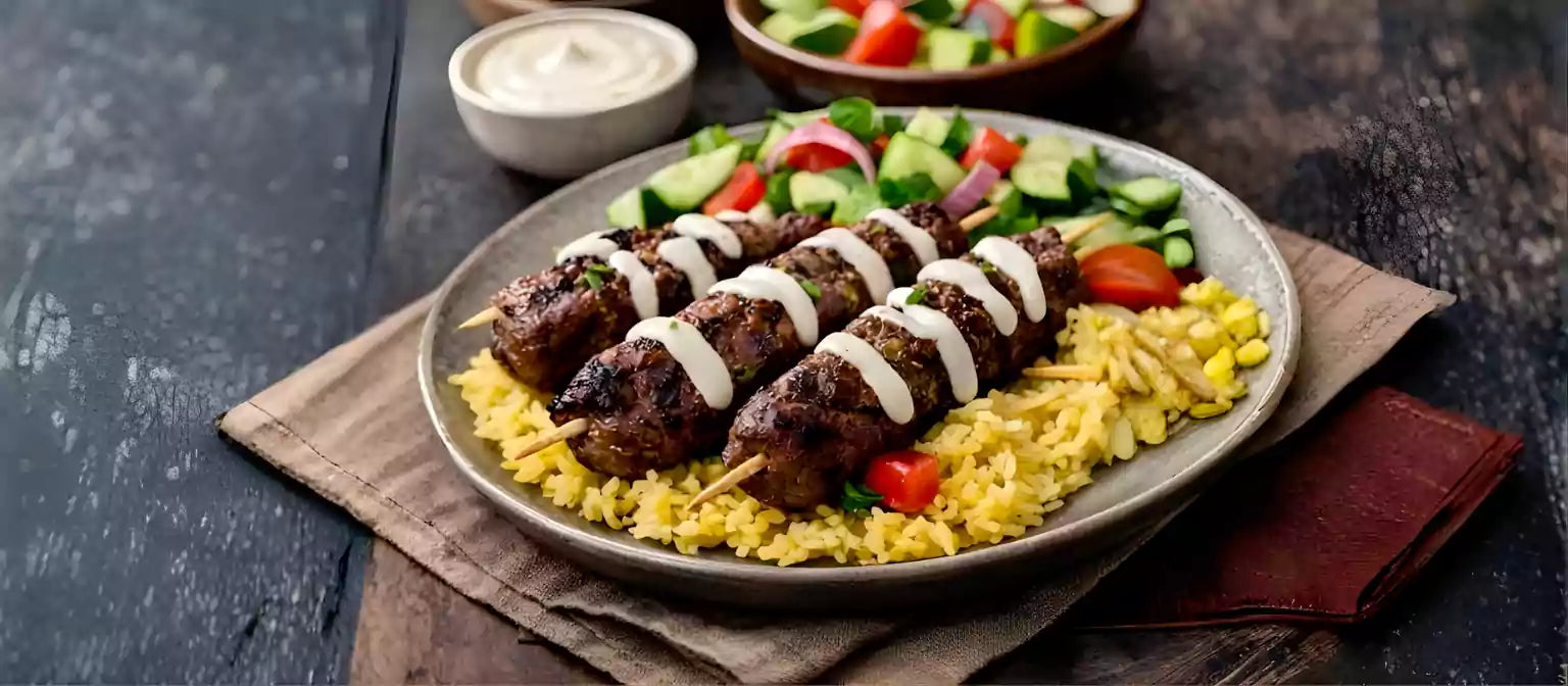 Garlic Steak Skewers